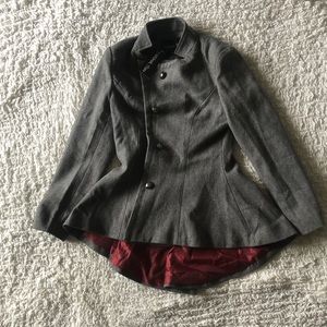NWT Look Book peplum wool pea coat